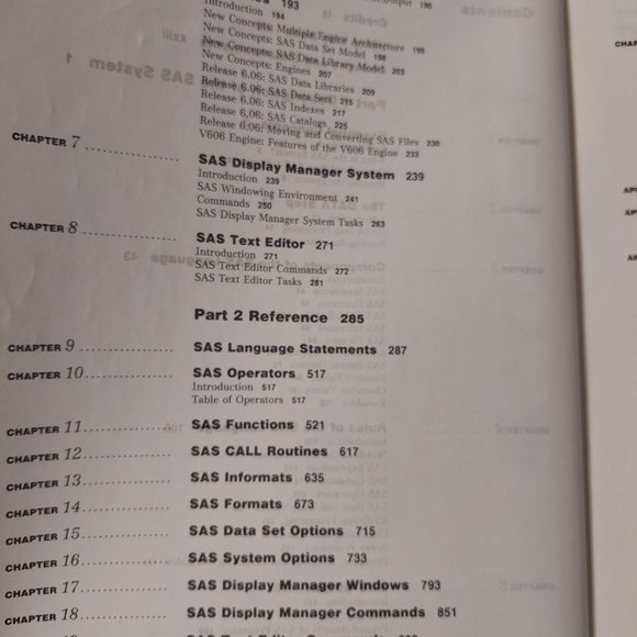 SAS language book - Picture 3 of 13